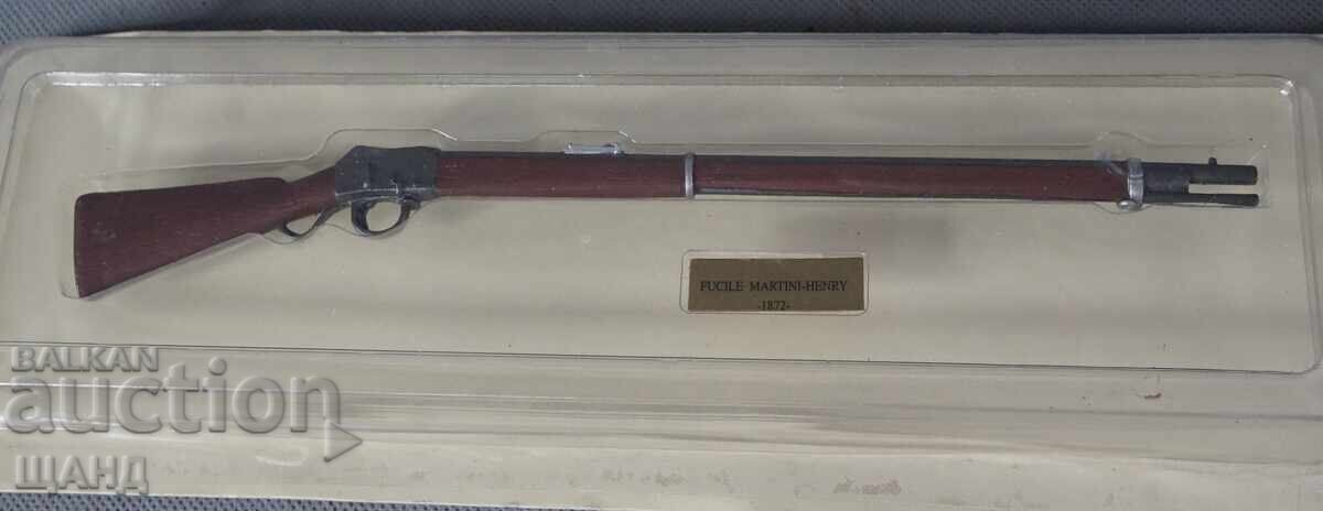 Умален метален Модел на пушка HENRI MARTINI с кутия 1872 с цена 10.25 лв. | € 5.24