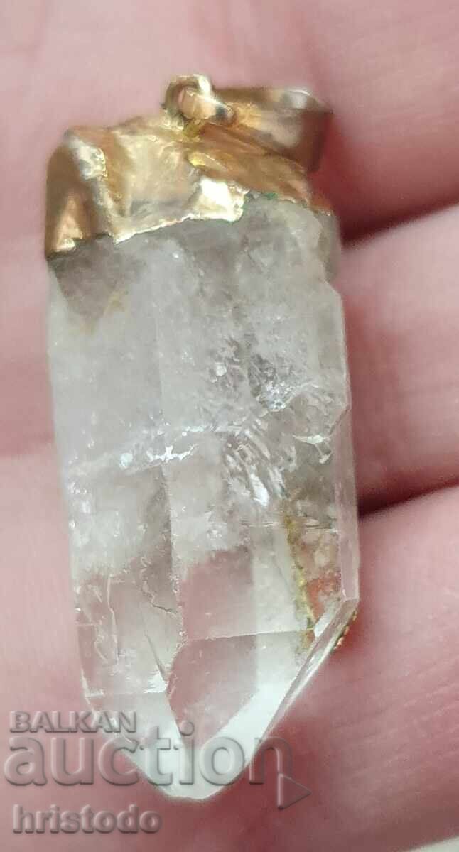 Medalion "Cristal de stâncă" cu preț 35.00 BGN | € 17.90 Medalion "Cristal de stâncă" cu preț 35.00 BGN | € 17.90