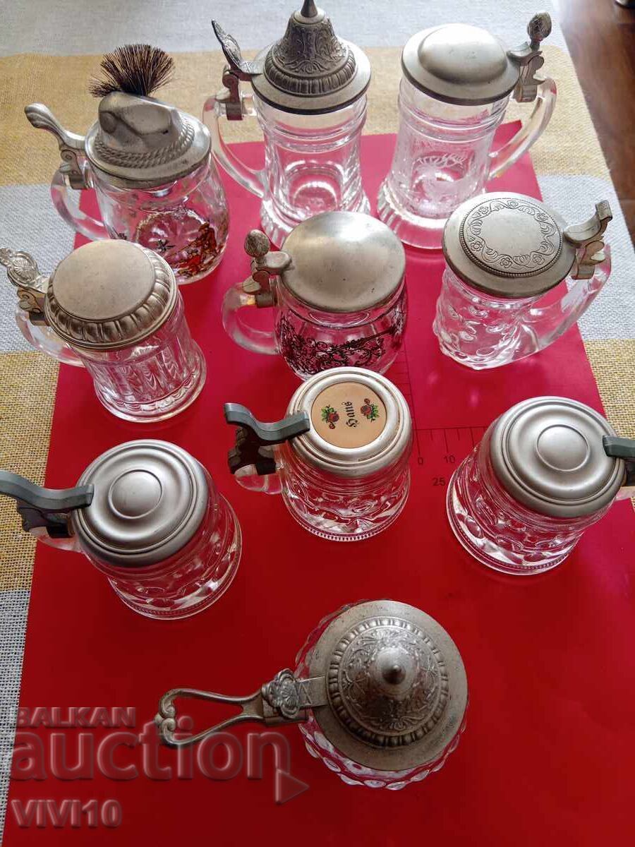 Миниатюри , халби за бира 10бр с цена 140.00 лв. | € 71.58