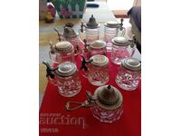 Miniatures, beer mugs 10pcs