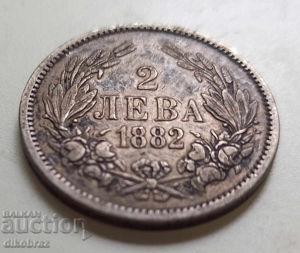 1882 - 2 leva Bulgaria