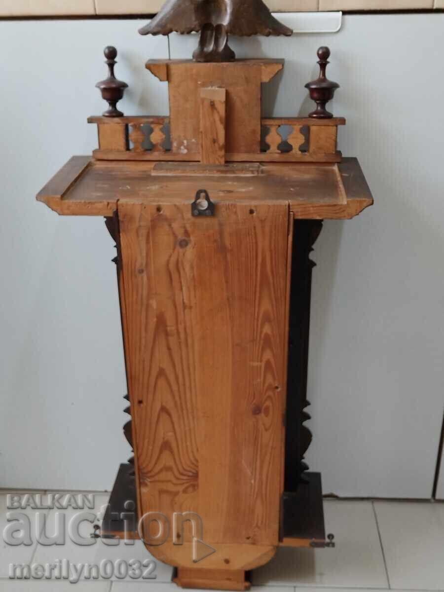 Auction Late 19th Century German Junghans Wall Clock WORKS Auction Late 19th Century German Junghans Wall Clock WORKS