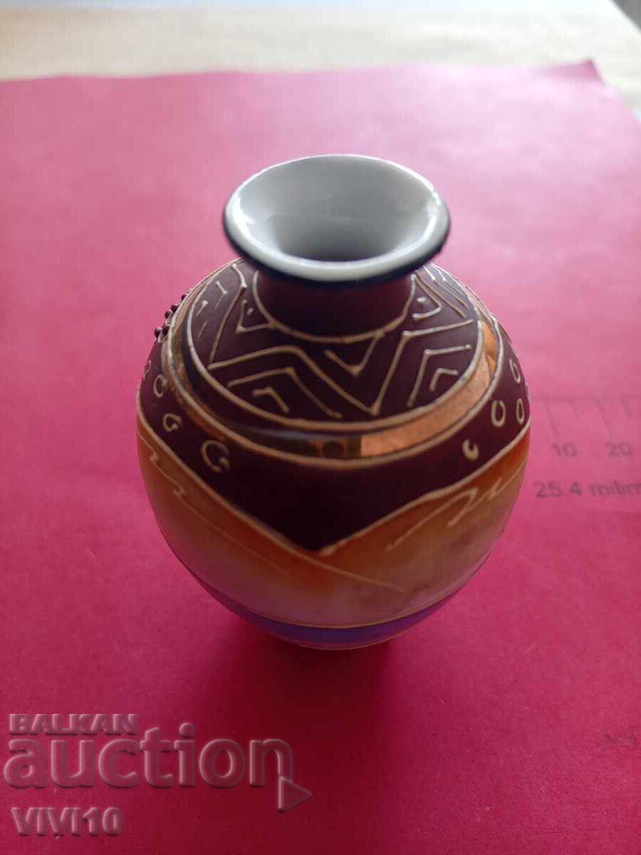 Миниатюра, вазичка,сацума, 7см с цена € 10.00 | 19.56 лв.