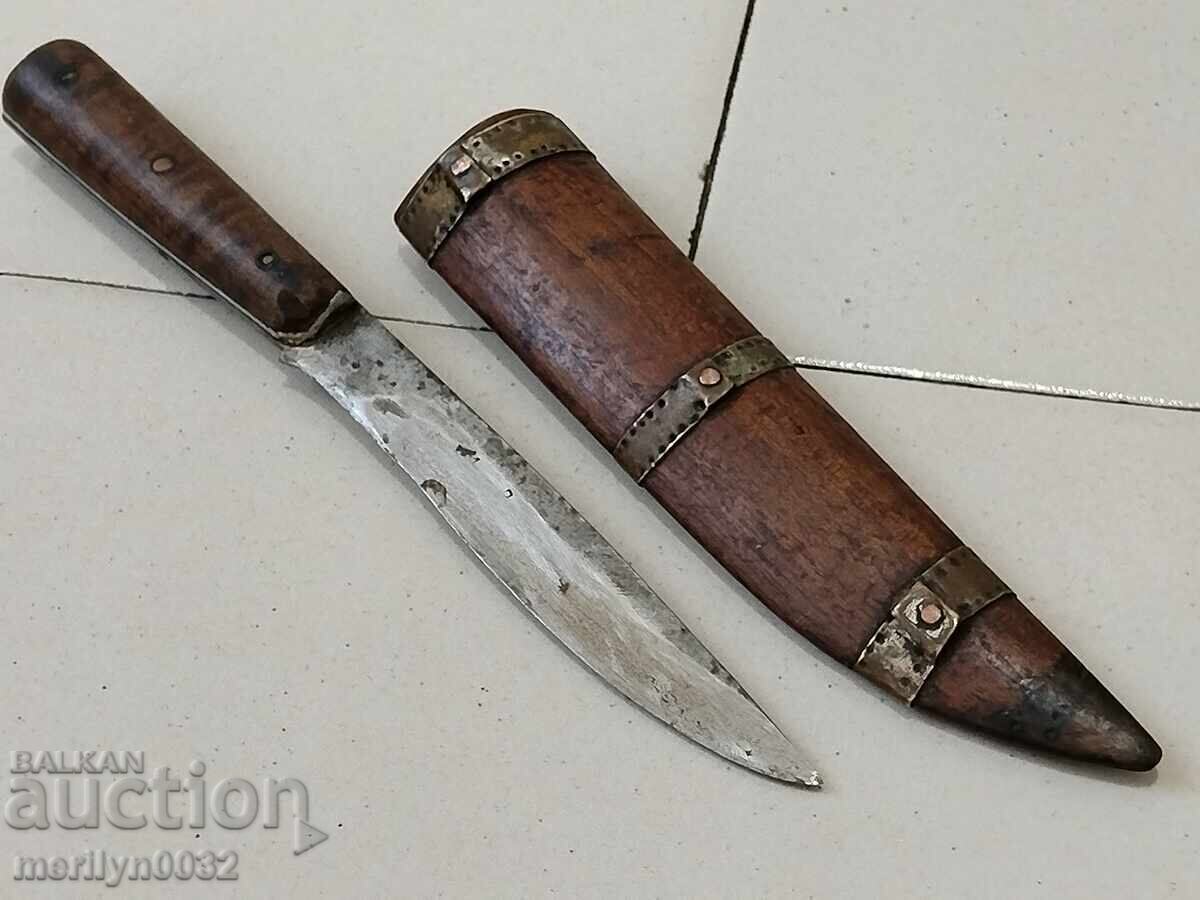 Auction Shepherd's knife with sheath, Buynovets Karakulak knife Auction Shepherd's knife with sheath, Buynovets Karakulak knife