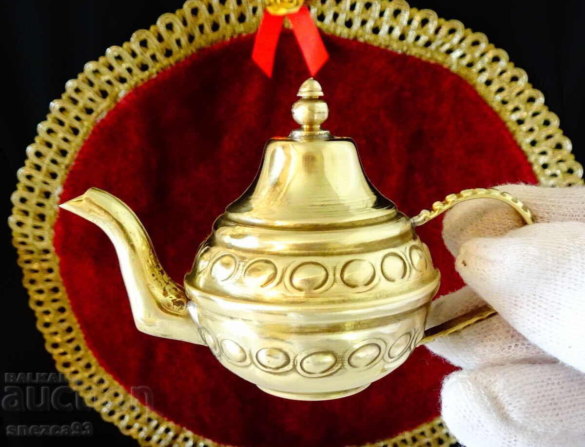 Τσαγιερό από ορείχαλκο, μινιατούρα - 5