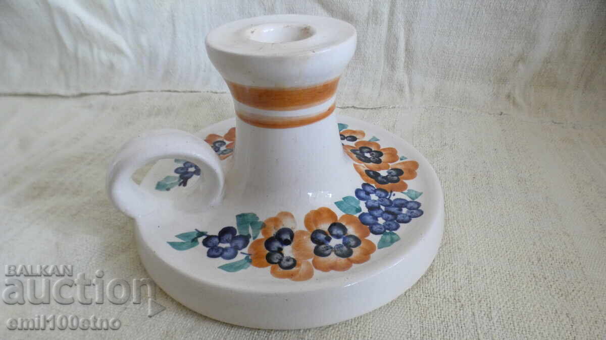 Свещник Ръчно рисуван порцелан Полша с цена 12.00 лв. | € 6.14