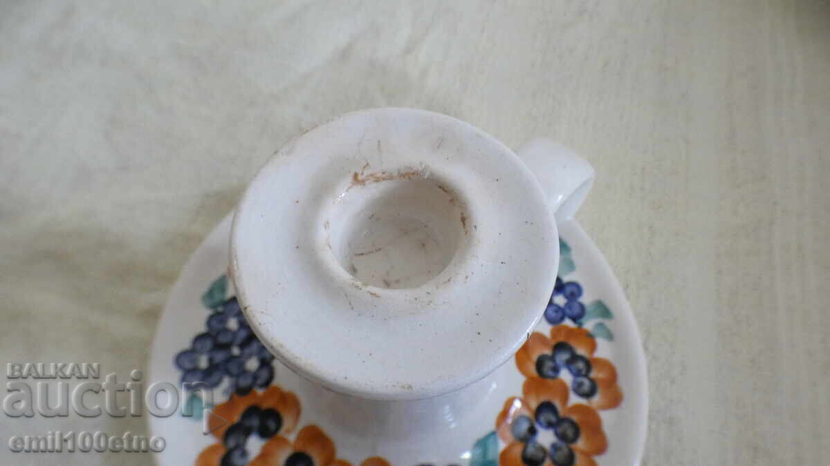 Доставка на Свещник Ръчно рисуван порцелан Полша