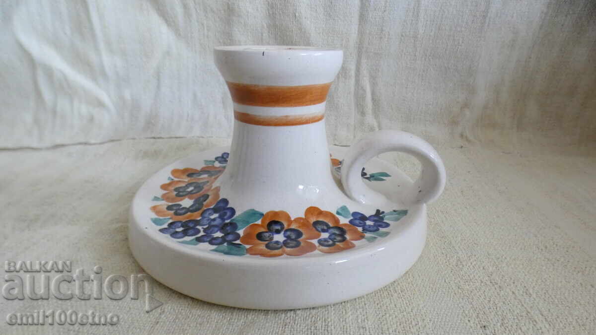 Свещник Ръчно рисуван порцелан Полша