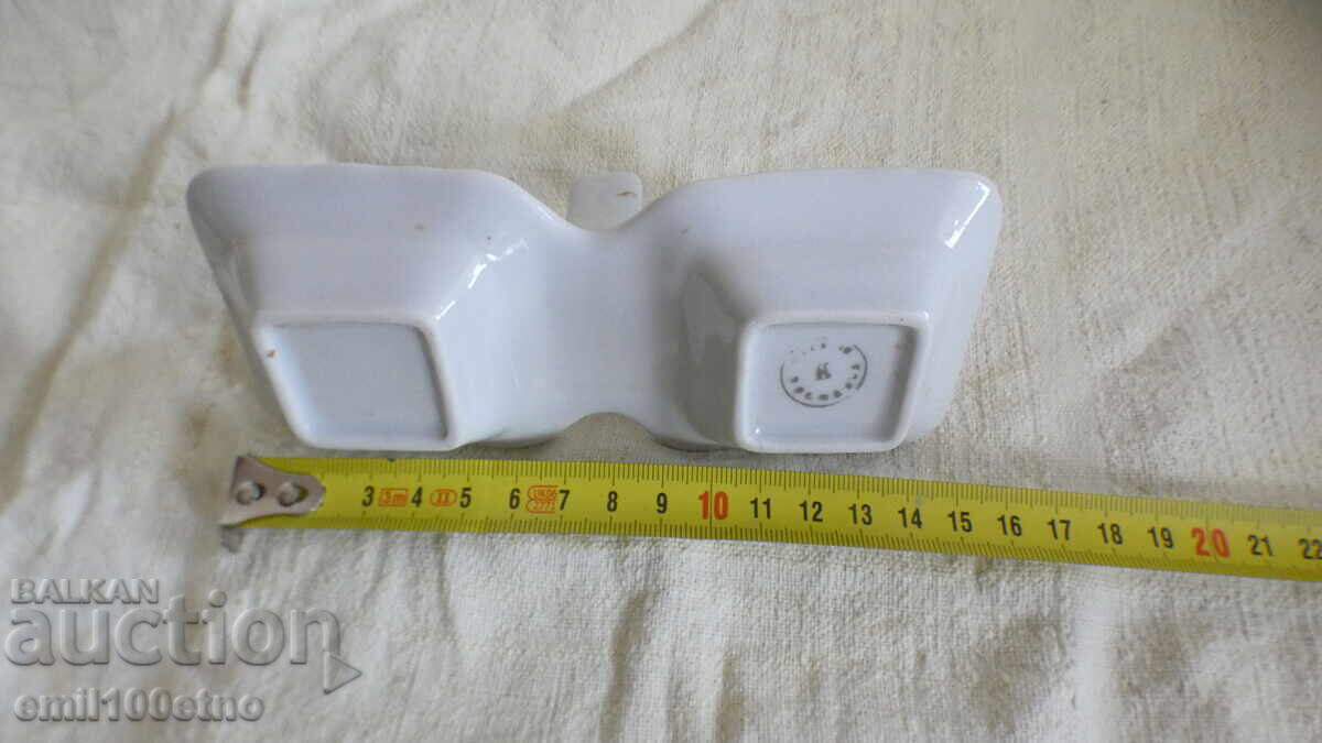 Salt shaker old Bulgarian porcelain Kitka Novi pazar - 6