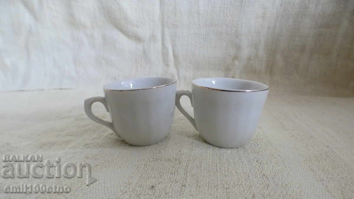 Small cups, old Bulgarian porcelain with price 4.00 BGN | € 2.05