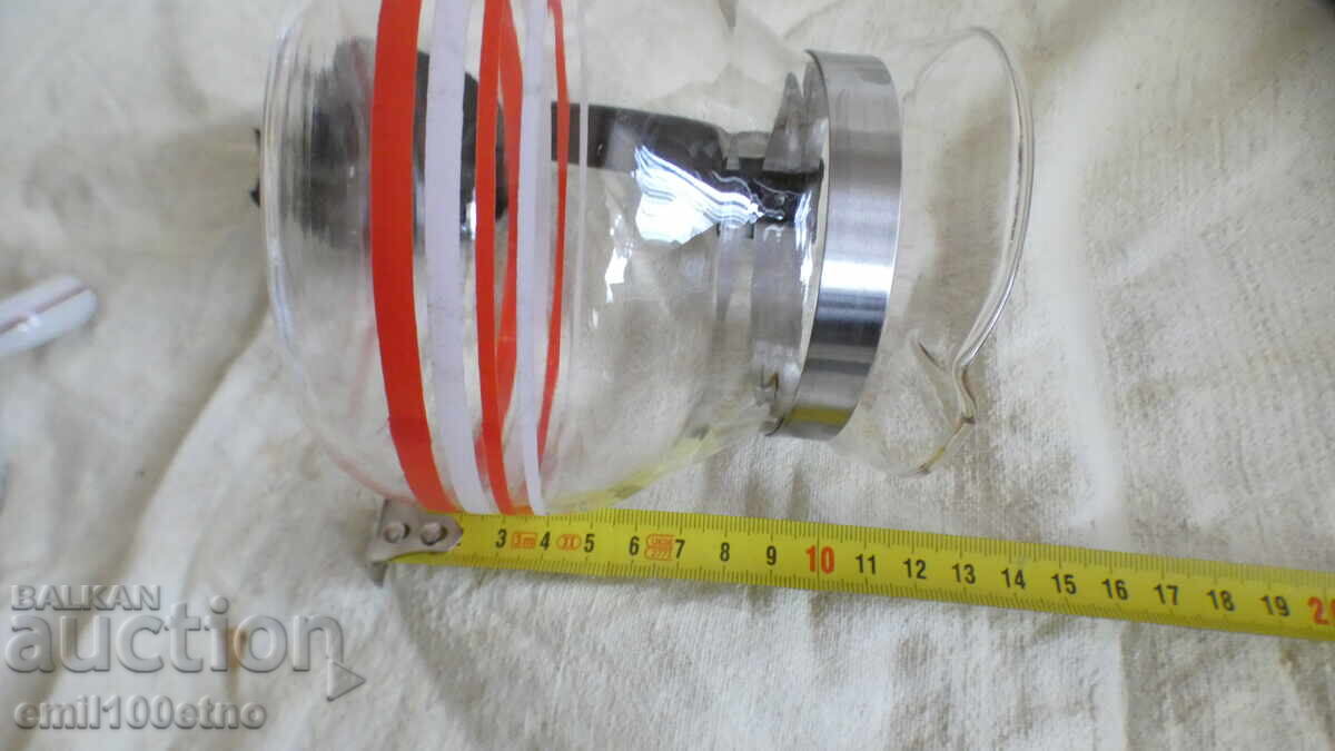 Cană din sticlă termorezistentă din perioada socialistă - 6 Cană din sticlă termorezistentă din perioada socialistă - 6