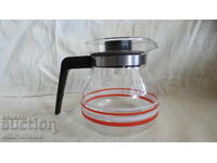 Cană din sticlă termorezistentă din perioada socialistă