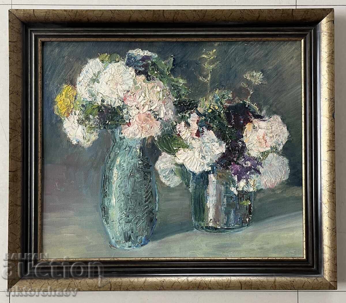 Tablou de maestru Dimitar Baltev - “Natură statică” Tablou de maestru Dimitar Baltev - “Natură statică”