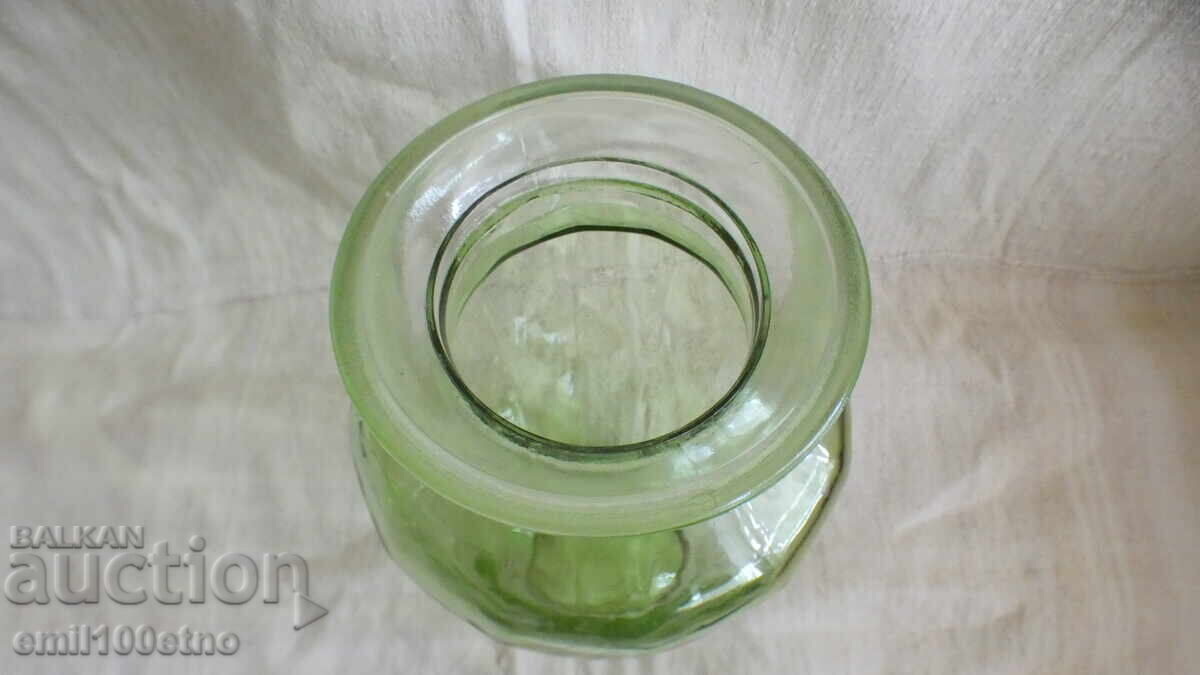 Old vase, colored glass with price 15.00 BGN | € 7.67 Old vase, colored glass with price 15.00 BGN | € 7.67