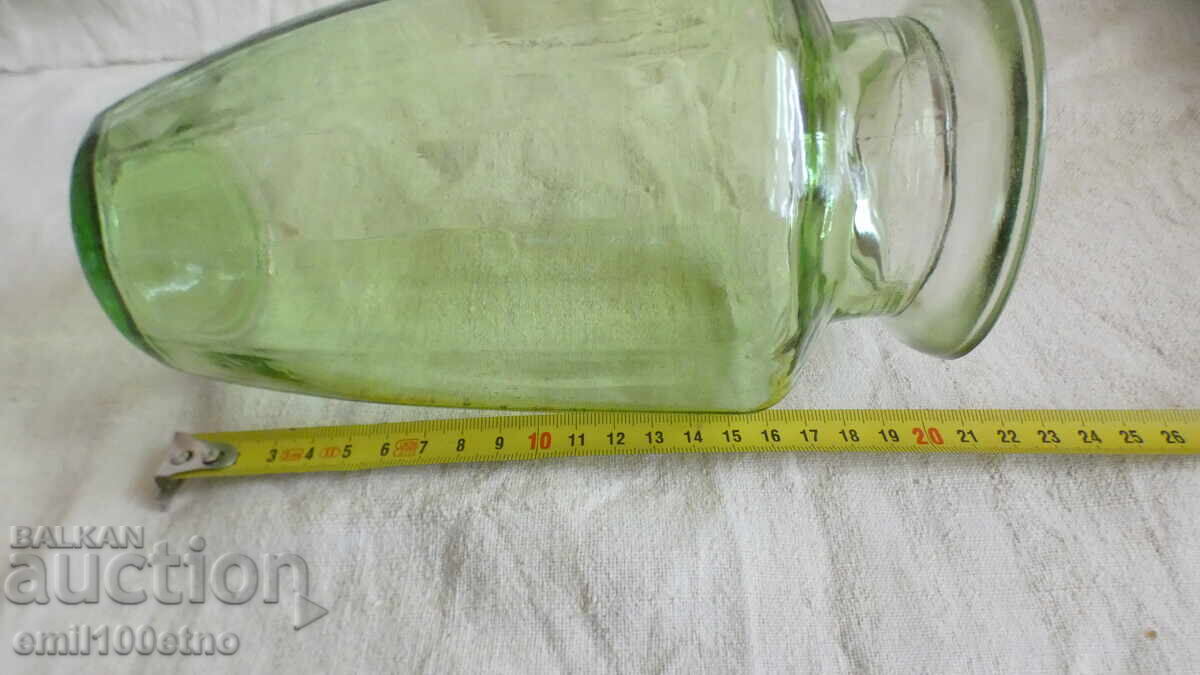 Old vase, colored glass - 5 Old vase, colored glass - 5