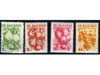 Βουλγαρία 1957 - φρούτα 3 MNH