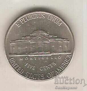 5 λεπτά ΗΠΑ 2001 Ρ*