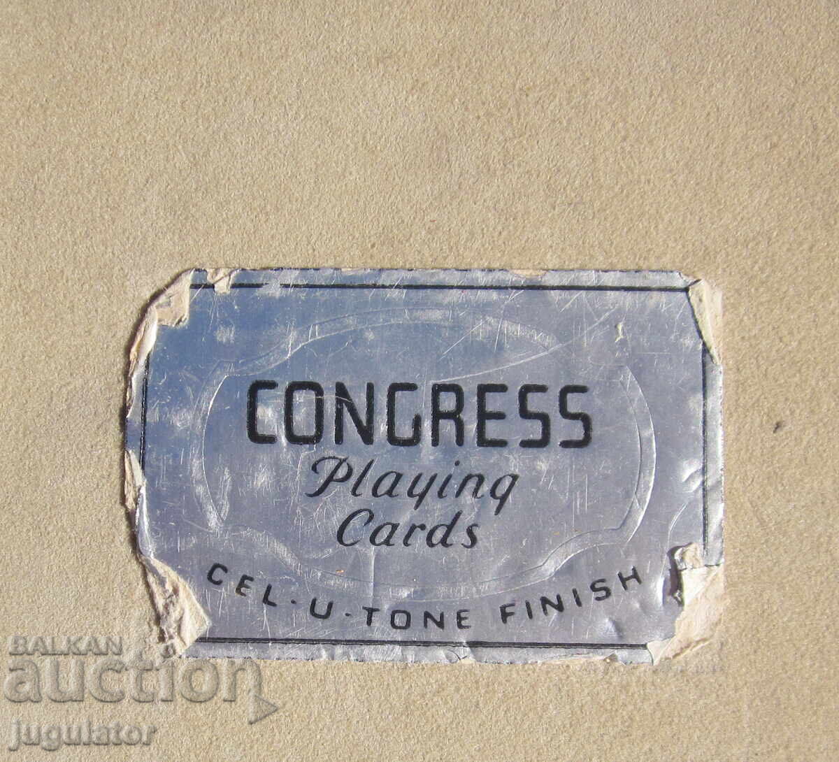 Old collectible playing cards, two decks in a box - 5