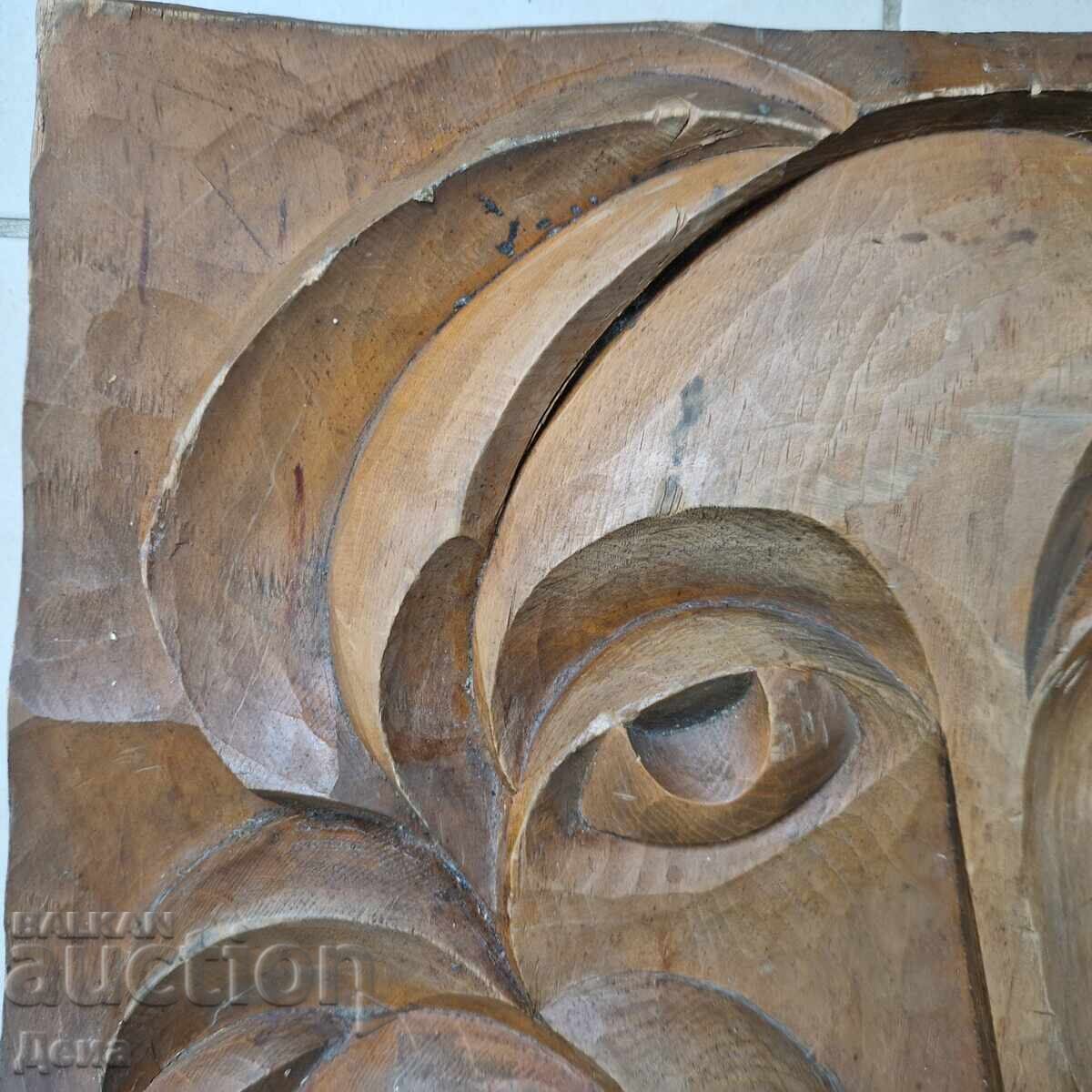 Стара майсторска дърворезба с цена 120.00 лв. | € 61.36 Стара майсторска дърворезба с цена 120.00 лв. | € 61.36