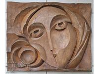 Old master wood carving
