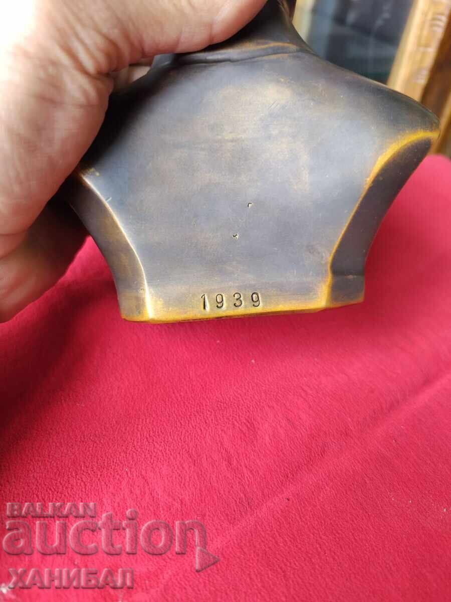 БРОНЗОВ БЮСТ НА ХИТЛЕР ВТОРАТА СВЕТОВНА ВОЙНА - 5