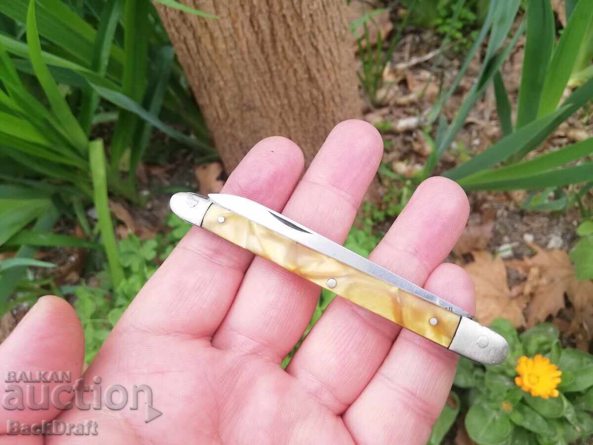 БЪЛГАРСКИ ДЖОБЕН НОЖ,НОЖЧЕ БУКОВЕЦ,РЯДКА МАРКИРОВКА ЩЪРКЕЛ - 7