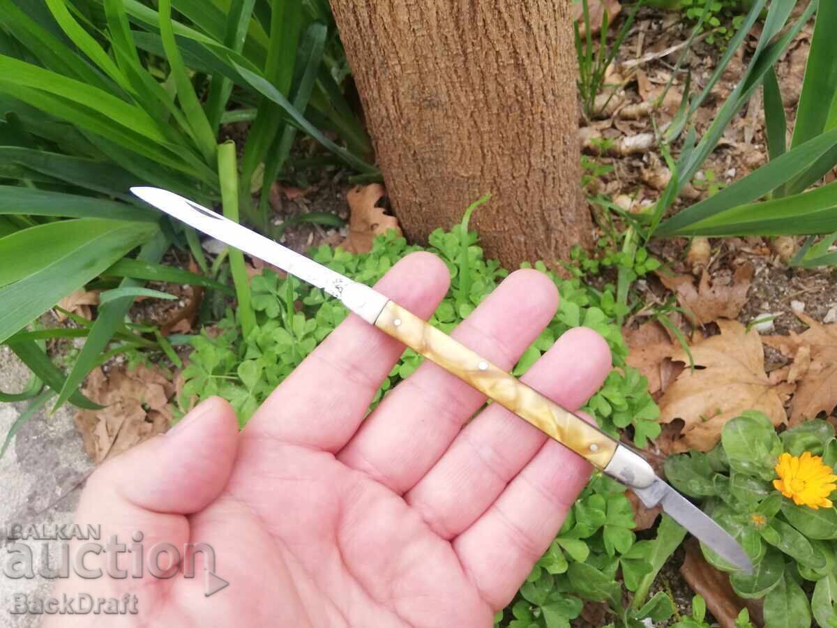 БЪЛГАРСКИ ДЖОБЕН НОЖ,НОЖЧЕ БУКОВЕЦ,РЯДКА МАРКИРОВКА ЩЪРКЕЛ