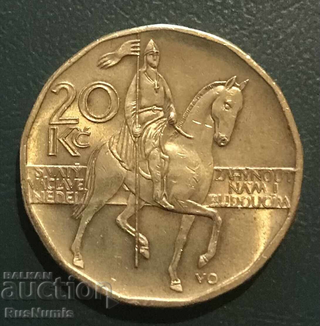 Cehia. 20 coroane 2020 cu preț 4.00 BGN | € 2.05 Cehia. 20 coroane 2020 cu preț 4.00 BGN | € 2.05