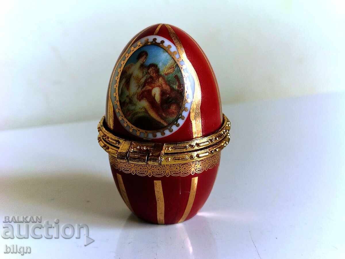 Delivery of Beautiful Porcelain Jewelry Box - Egg Delivery of Beautiful Porcelain Jewelry Box - Egg