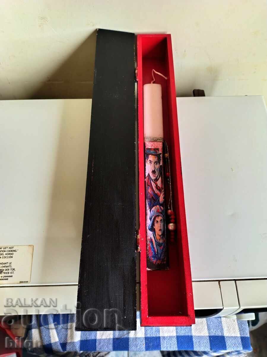 Auction  Interesting Charlie Chaplin Candle