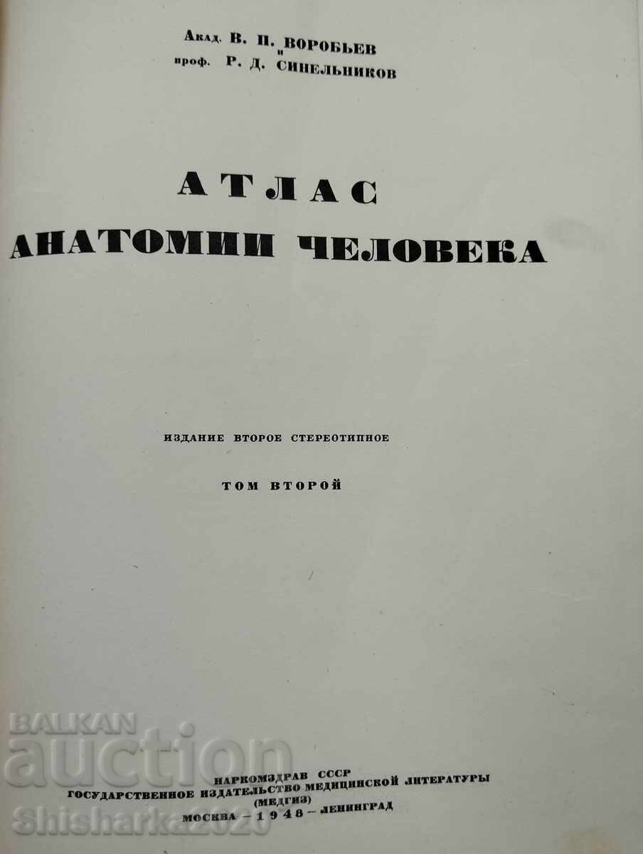 Атлас Анатомии Человека - Том II с цена 20.00 лв. | € 10.23 Атлас Анатомии Человека - Том II с цена 20.00 лв. | € 10.23