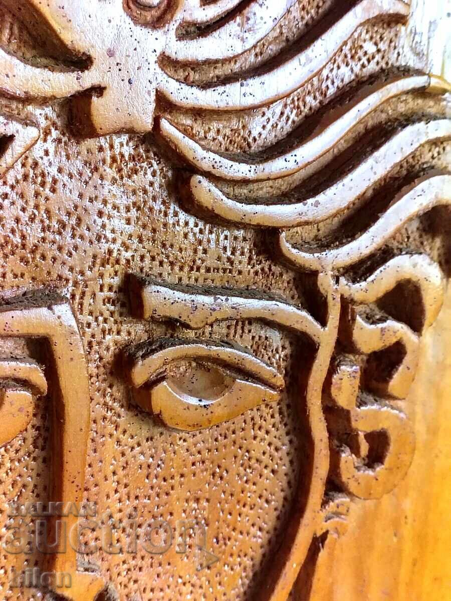 Beautiful Wooden Panel Woodcarving - 5