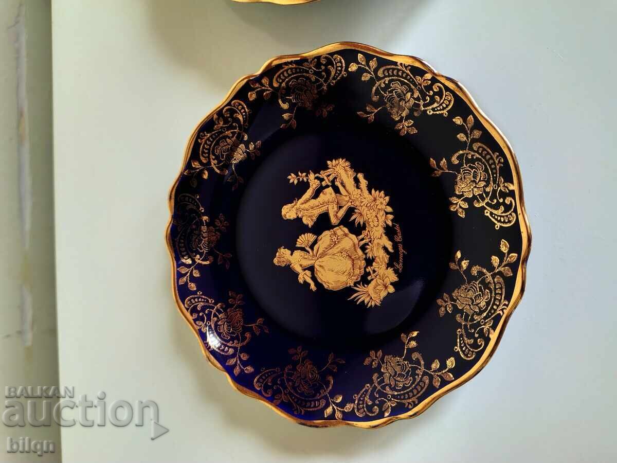 Прекрасен Позлатен 22К Порцеланови Компликт-Лимож с цена 33.32 лв. | € 17.04