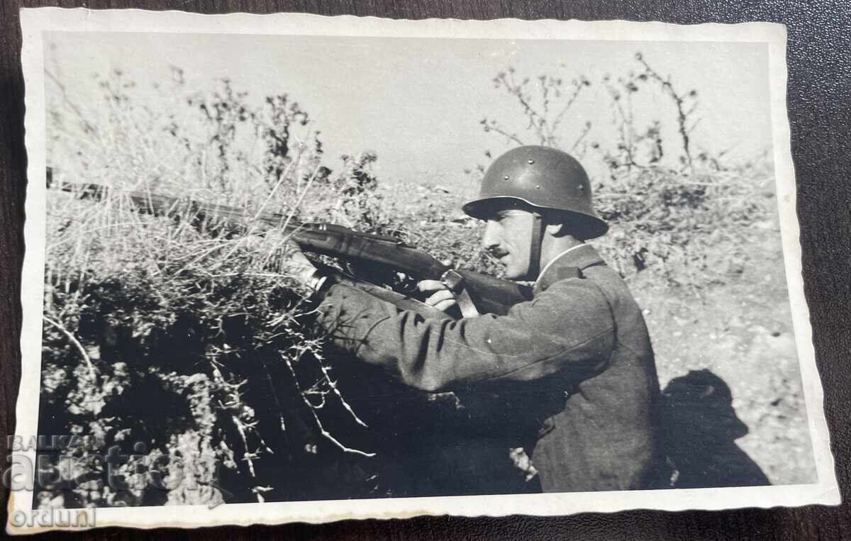 4949 Βασίλειο της Βουλγαρίας αξιωματικός με τουφέκι που μοιάζει με Τσάρο Βόρις 4949 Βασίλειο της Βουλγαρίας αξιωματικός με τουφέκι που μοιάζει με Τσάρο Βόρις