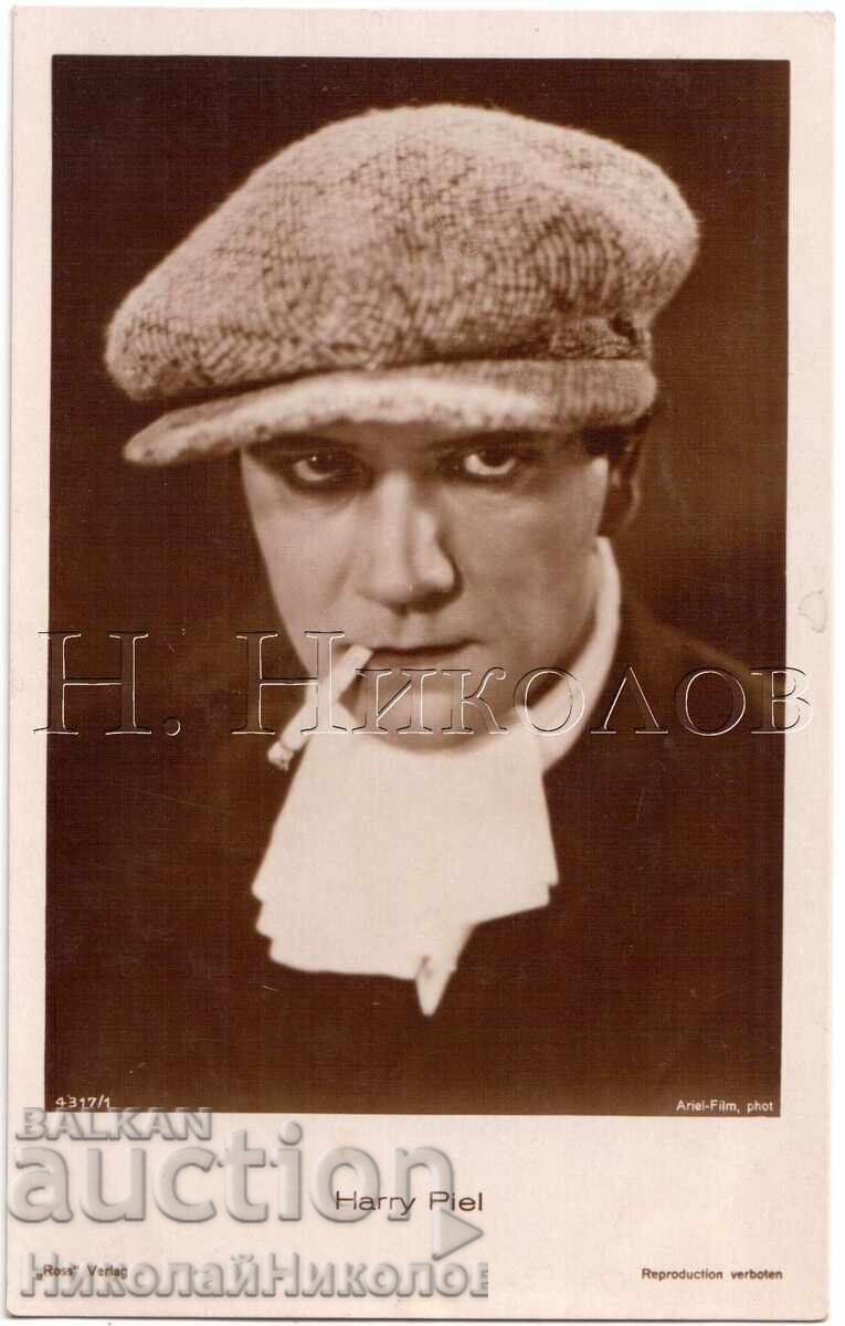 OLD MOVIE CARD FILM ARTIST ACTOR HARRY PIEL D693