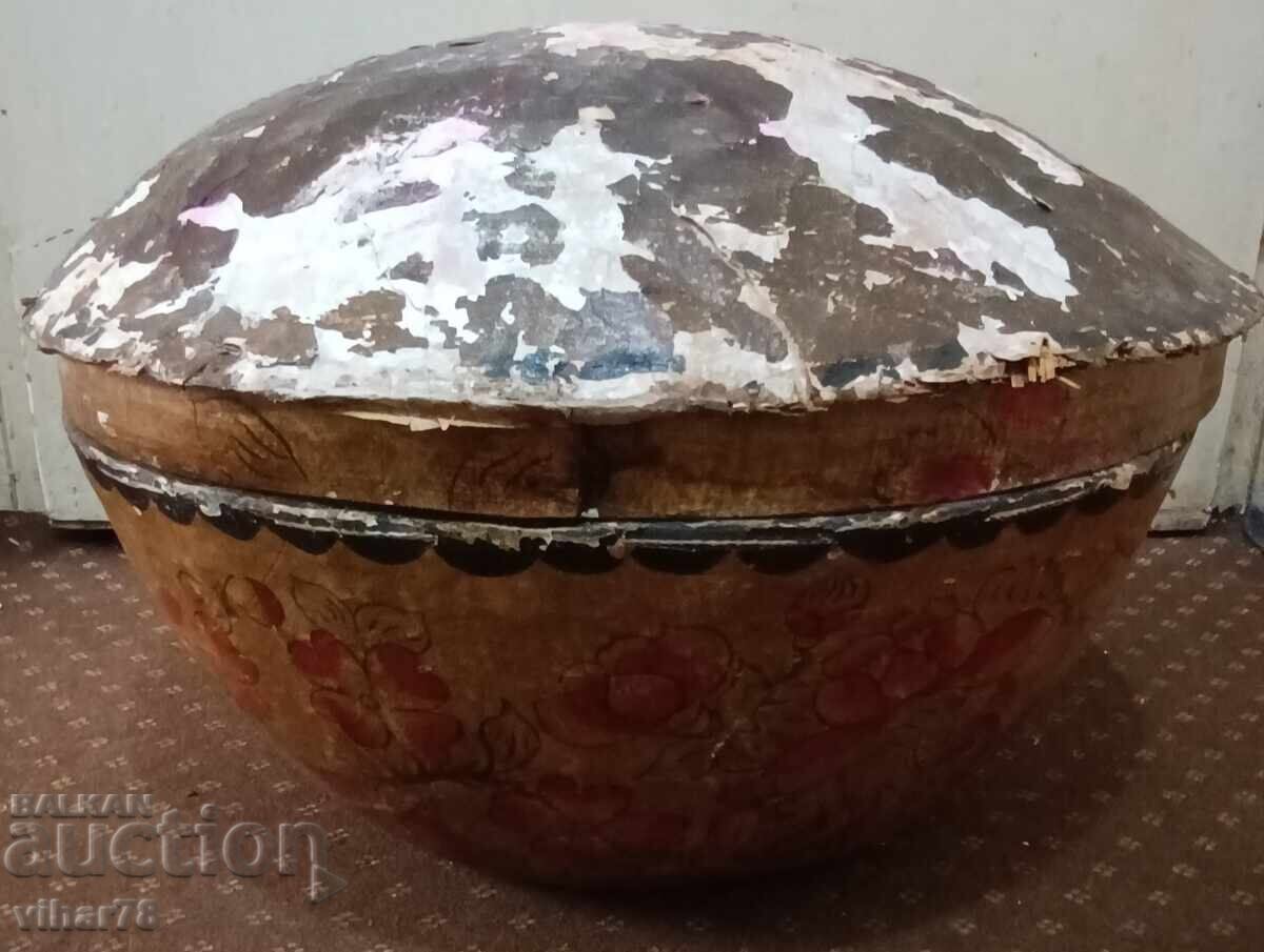 Κινέζικο κουτί καπέλων από παπιέ μασέ - 6