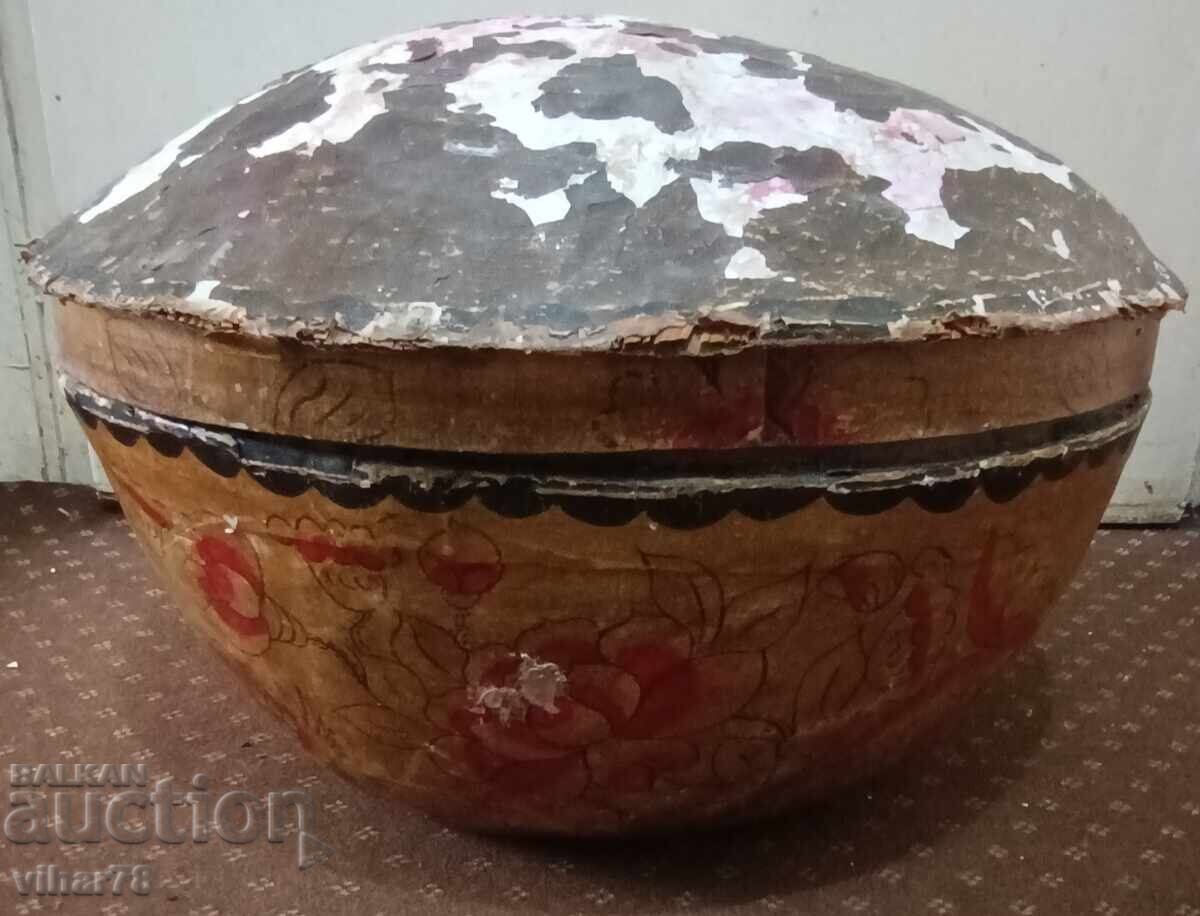 Κινέζικο κουτί καπέλων από παπιέ μασέ