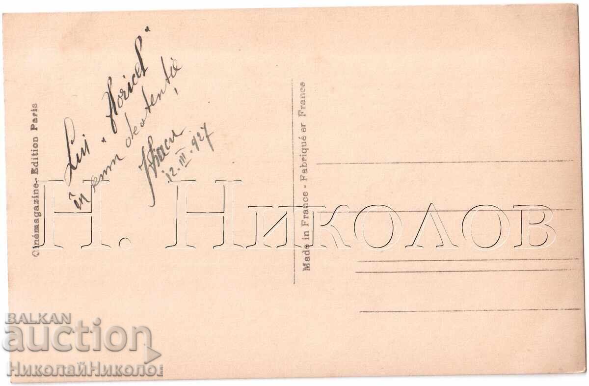1927 VECHE CĂRȚICĂ CINEMA FILM ARTIST ACTOR JACQUES CATELAIN D702 cu preț € 3.00 | 5.87 BGN