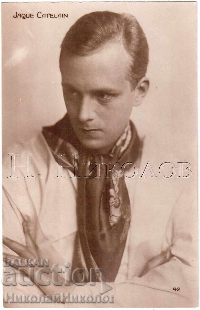 1927 ΠΑΛΙΑ ΚΑΡΤ ΠΟΣΤΑΛ ΚΙΝΗΜΑΤΟΓΡΑΦΟΥ ΗΘΟΠΟΙΟΣ ΖΑΚ ΚΑΤΕΛΕΝ Δ702