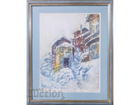 Grafică de Ivan Gavazov, Peisaj din Târnovo