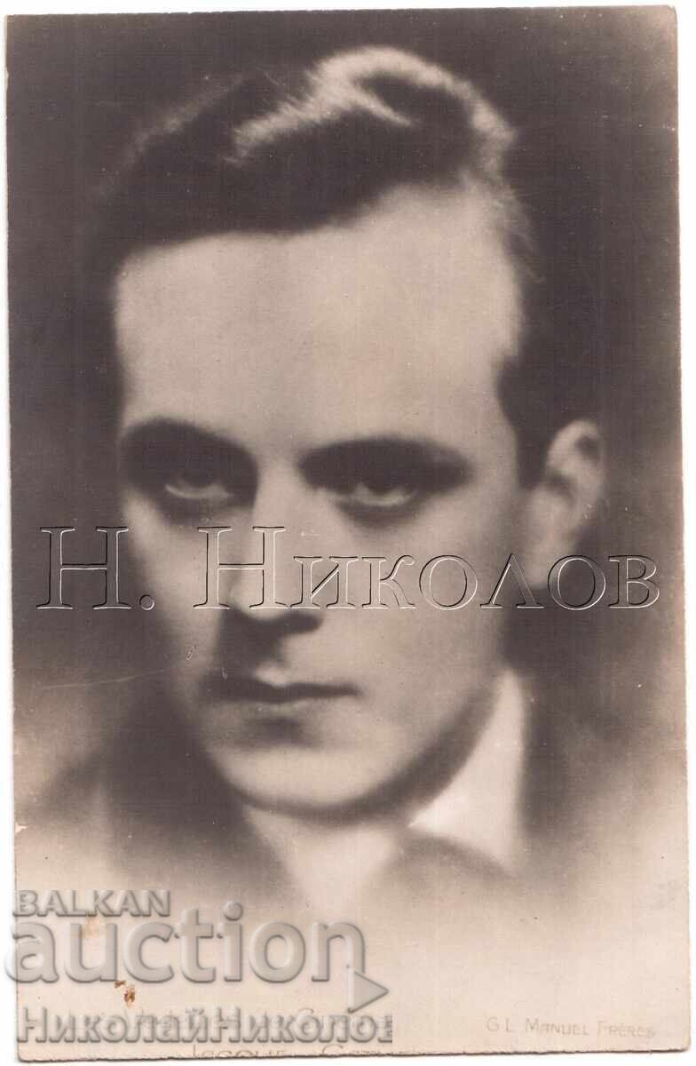 OLD MOVIE CARD FILM ARTIST ACTOR JACQUES CATELAIN D707