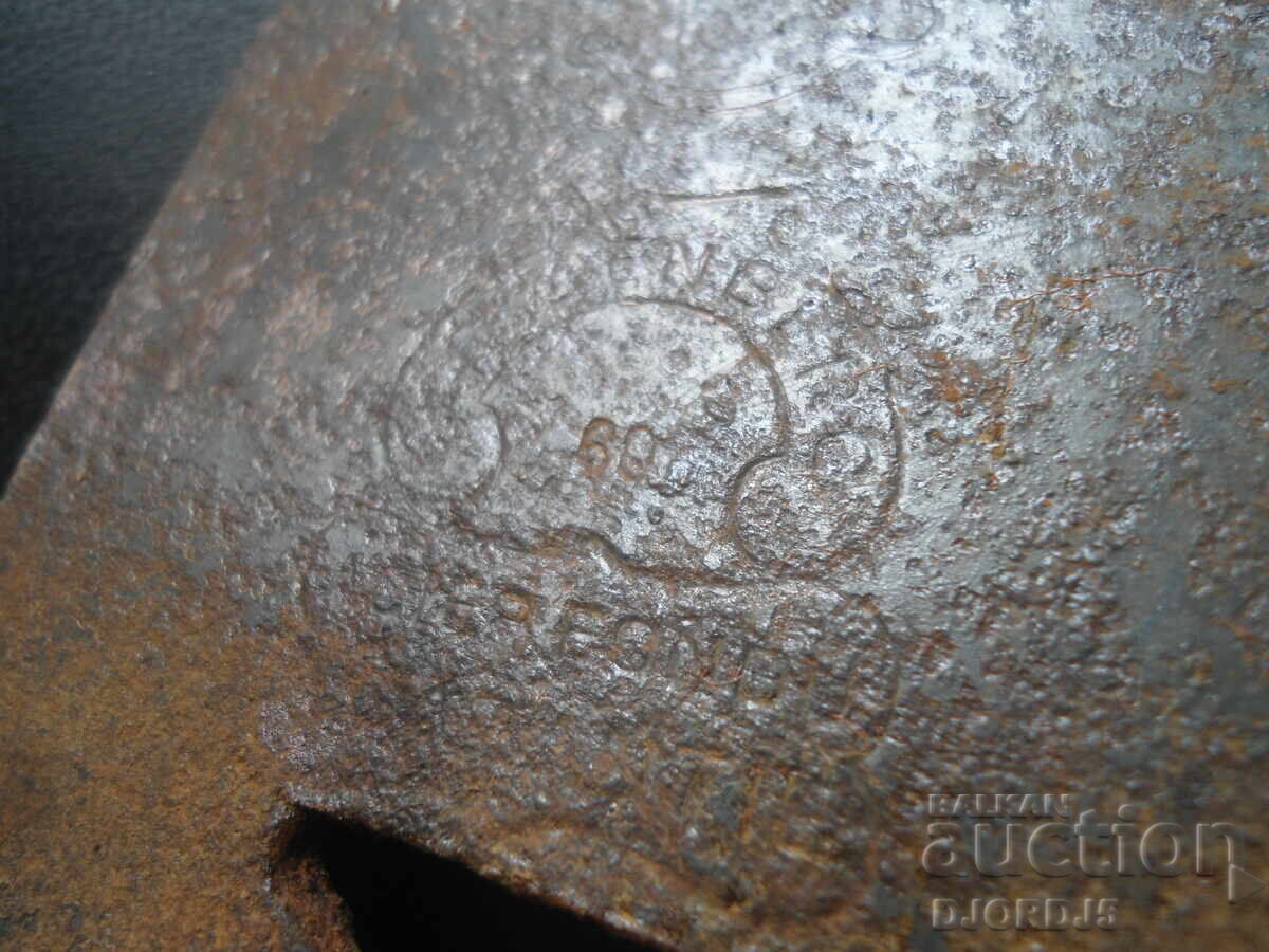 Παλαιό ξυλουργικό εργαλείο, σκαρπέλο, μαχαίρι, σημάδια - 5