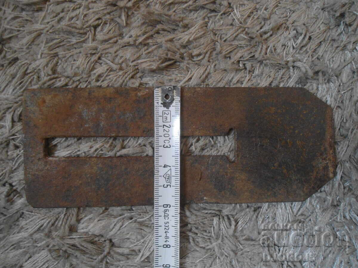 Παλαιό ξυλουργικό εργαλείο, σκαρπέλο, μαχαίρι, σημάδια - 7