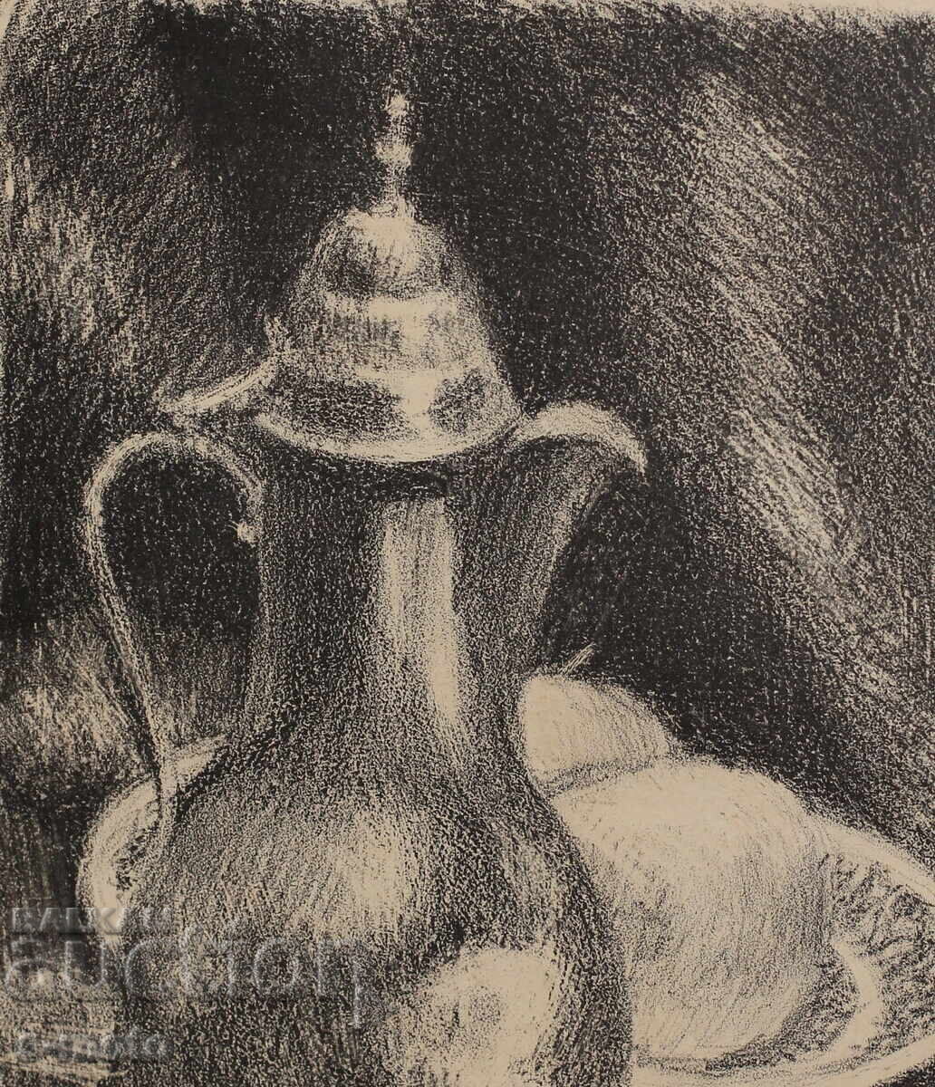 Аукцион Живко Тишев графика 1964г. Натюрморт