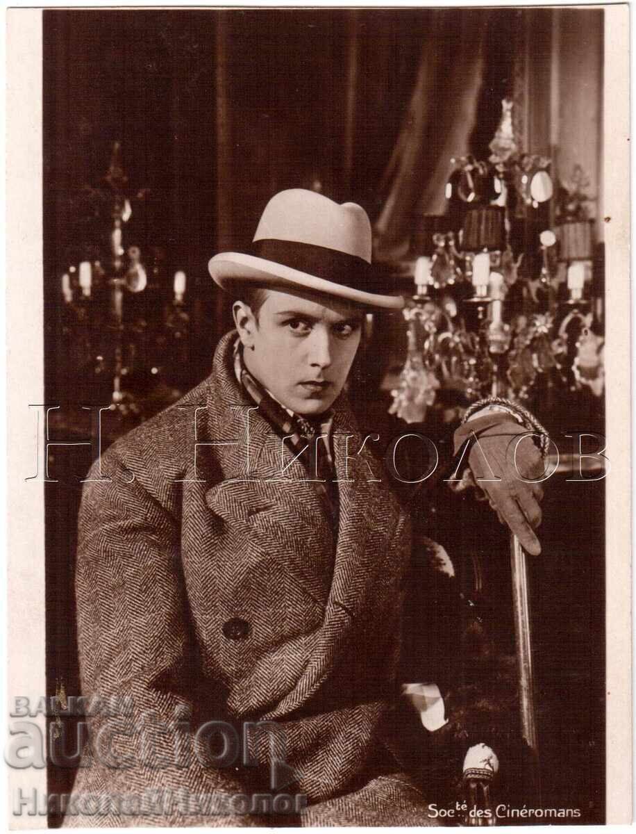 Old Cinema Film Card Artist Actor Jacques Cathelin D708