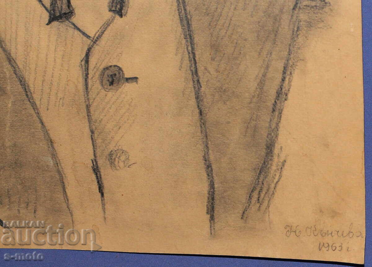 Ναντέζντα Κάντσεβα, μολύβι πορτρέτο του Βασίλ Λέφσκι - 7 Ναντέζντα Κάντσεβα, μολύβι πορτρέτο του Βασίλ Λέφσκι - 7