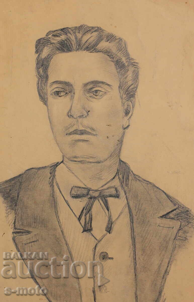 Ναντέζντα Κάντσεβα, μολύβι πορτρέτο του Βασίλ Λέφσκι Ναντέζντα Κάντσεβα, μολύβι πορτρέτο του Βασίλ Λέφσκι