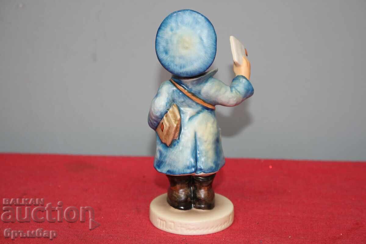 Delivery of Hummel porcelain figurine boy - Postman .No. 119 Delivery of Hummel porcelain figurine boy - Postman .No. 119