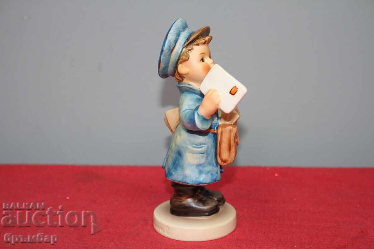 Hummel porcelain figurine boy - Postman .No. 119 - 5 Hummel porcelain figurine boy - Postman .No. 119 - 5