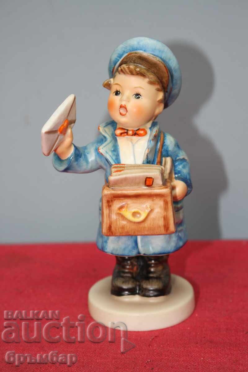 Hummel porcelain figurine boy - Postman .No. 119 Hummel porcelain figurine boy - Postman .No. 119